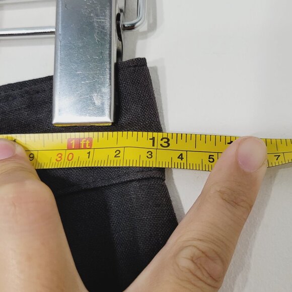 NWT Vintage Jac Dale Charcoal Gray Linen Skirt - Picture 7 of 10